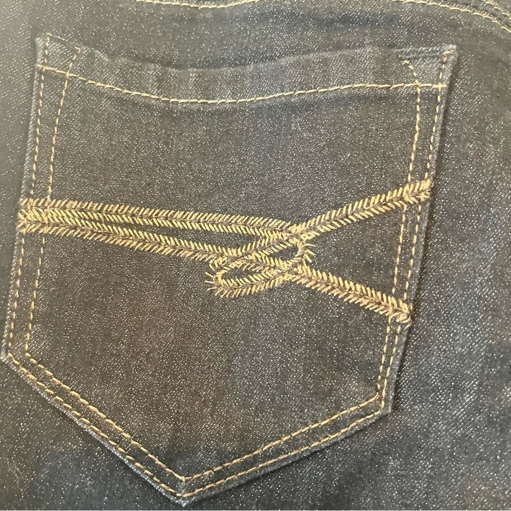 Santana Dark Blue Straight Fit Jeans - Picture 4 of 6